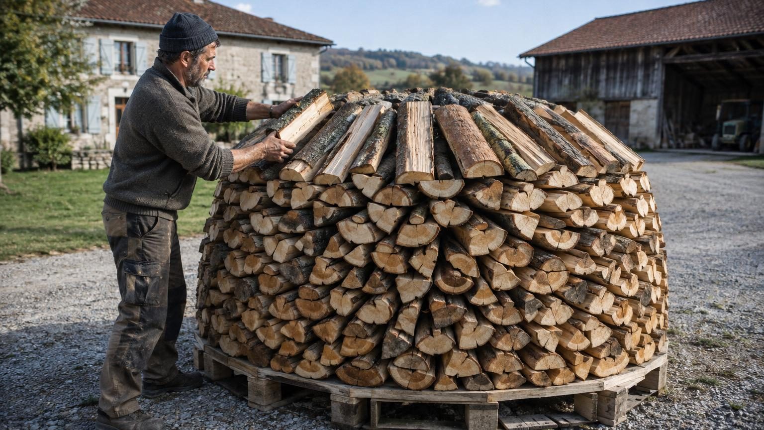 Plus personne n'empile son bois contre un mur : voici comment les bûcherons montent leurs tas en 2026