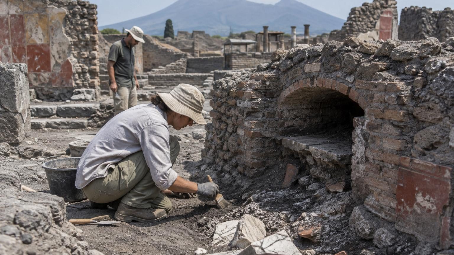 Pompéi détruite par le Vésuve en 79 après J.-C. : les fouilles révèlent que des habitants sont revenus vivre dans les ruines