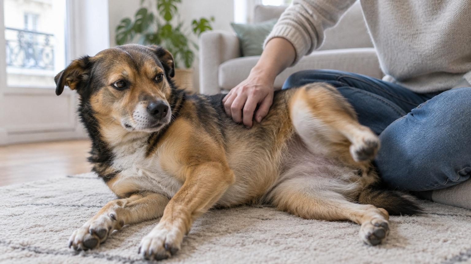Pourquoi la patte de votre chien s'agite quand vous le caressez : ce n'est pas un signe de plaisir