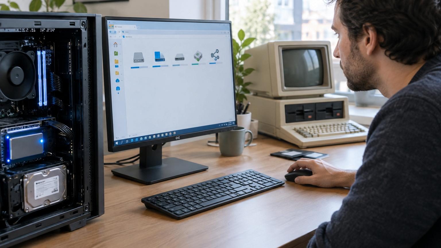 Pourquoi le disque dur de Windows s'appelle toujours « C: » ? La réponse remonte aux disquettes des années 1980