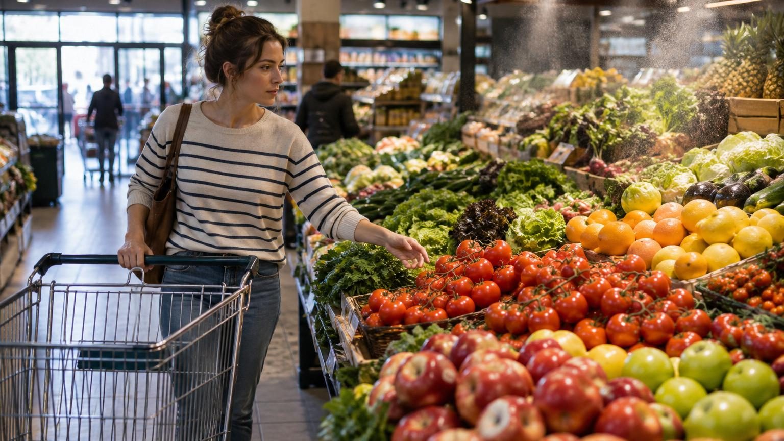 Pourquoi les supermarchés placent toujours les fruits et légumes à l'entrée : la raison n'a rien à voir avec la fraîcheur