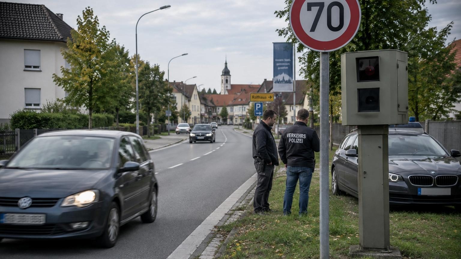 Près de 400 conducteurs verbalisés au même endroit : quelqu'un avait remplacé le panneau 50 km/h par un faux 70 juste avant le radar