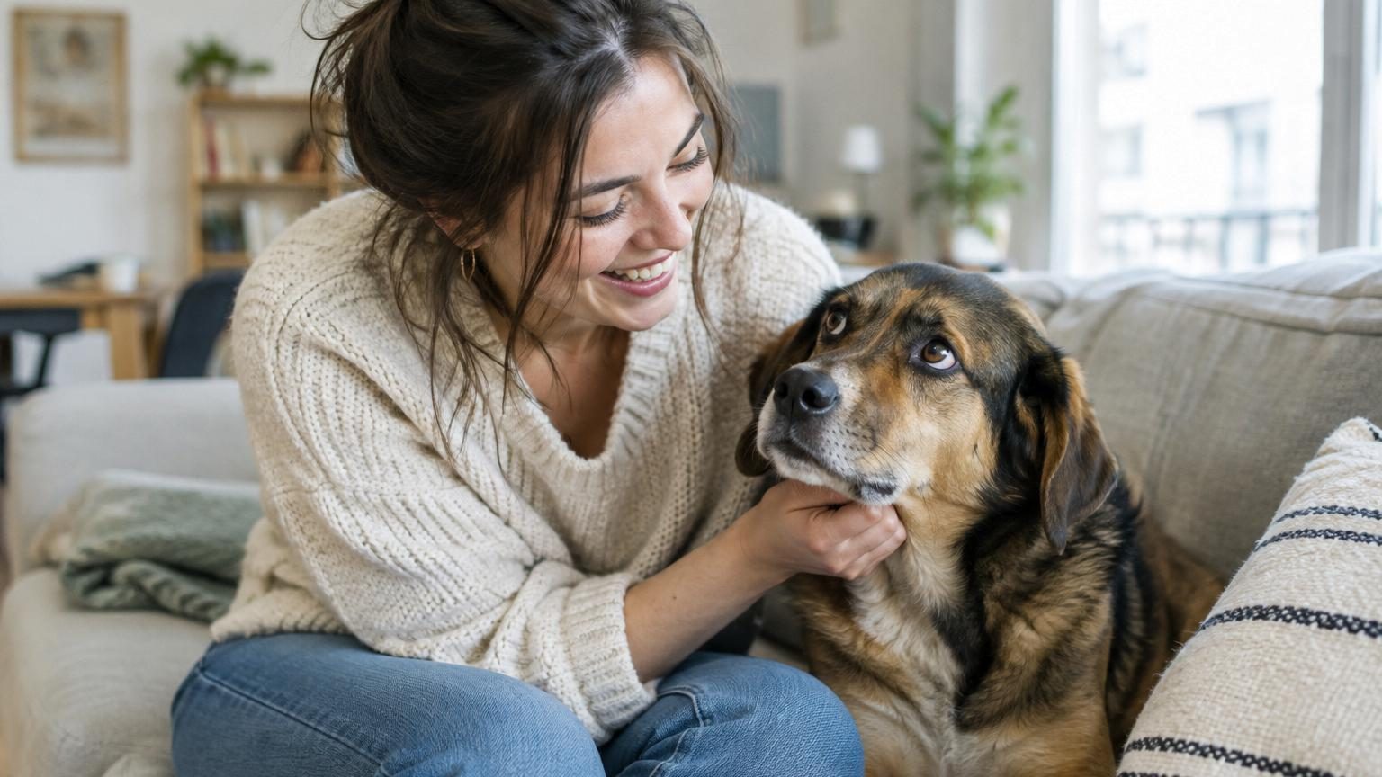 Quand vous êtes de bonne humeur, votre chien vous paraît triste : des chercheurs expliquent cet effet inversé