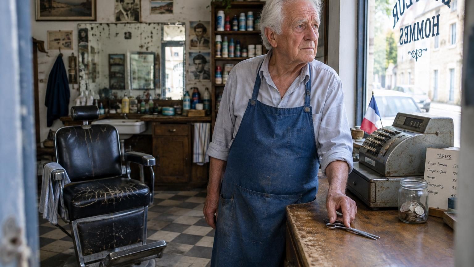 Retraité depuis 8 ans, il a repris les ciseaux à 71 ans : « Aujourd'hui j'ai gagné 30 euros, ça paye à peine mon électricité »