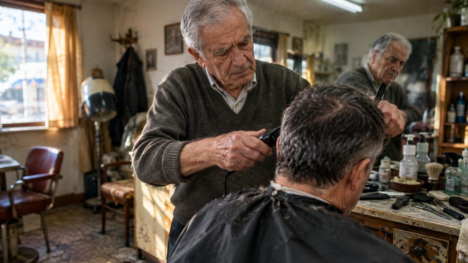Retraité depuis 8 ans, il a repris les ciseaux à 71 ans : « Aujourd'hui j'ai gagné 30 euros, ça paye à peine mon électricité »