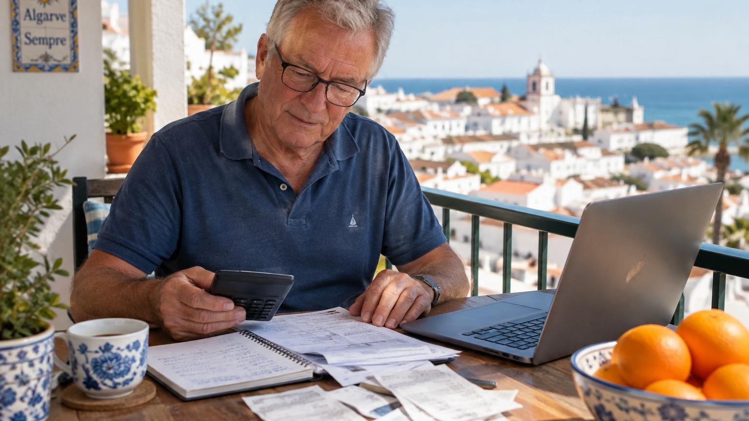 Retraité français installé en Algarve, Serge fait ses comptes : "On économise 3 600 euros"