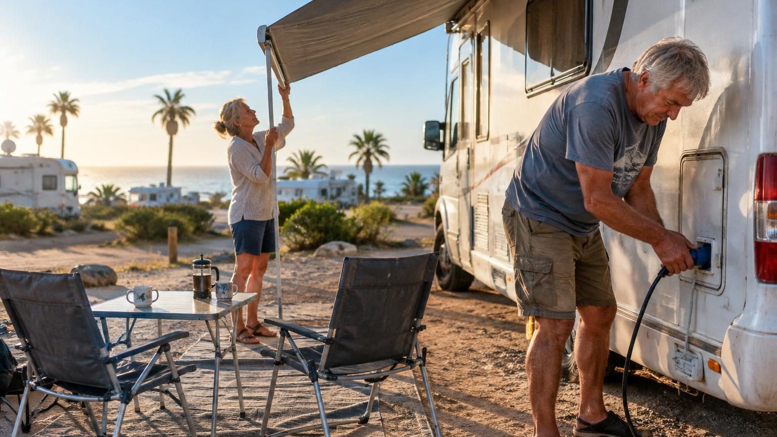 Retraités avec 2 500 euros par mois, Alain et Christelle passent l'hiver au Maroc en camping-car : "On va pas faire des mots croisés en attendant"