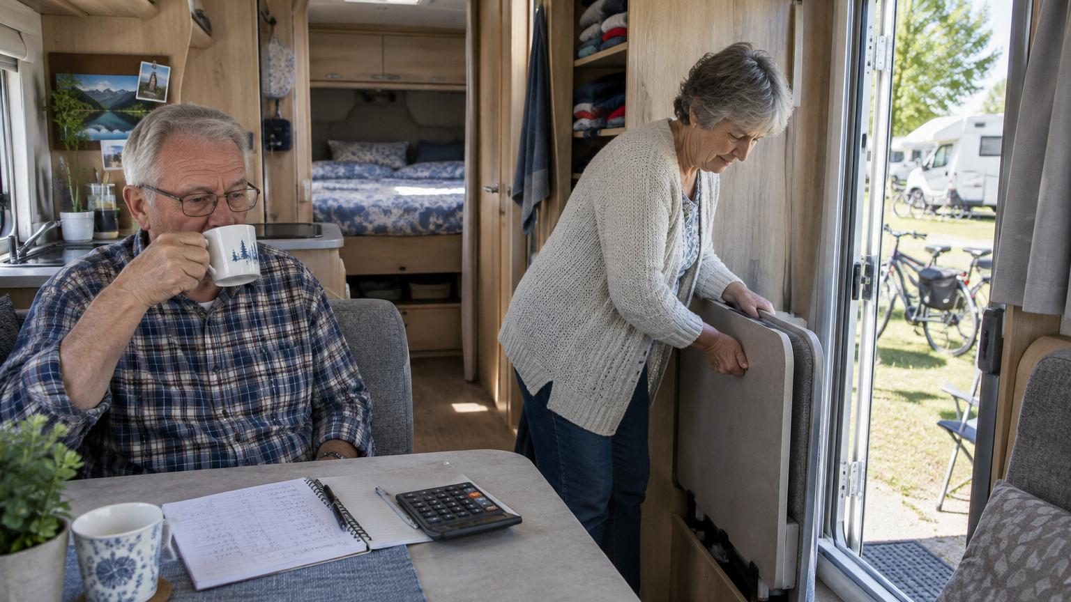 Retraités avec une petite pension, Fernando et Ana vivent dans un camping-car de 7 mètres : voici ce que ça leur fait économiser