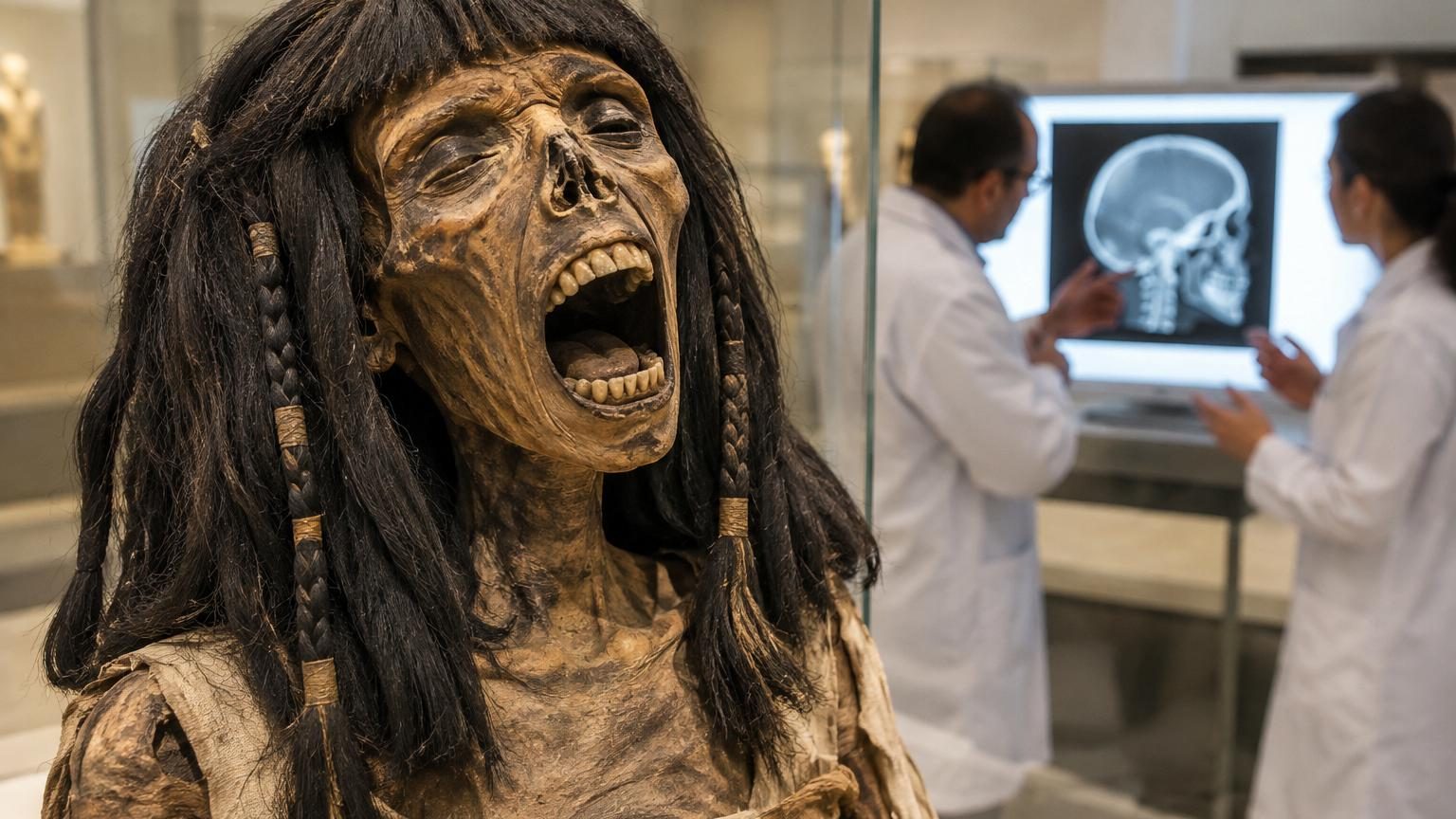 Sa bouche est restée grande ouverte pendant 3 500 ans : les scientifiques pensent enfin savoir pourquoi cette momie « hurle »