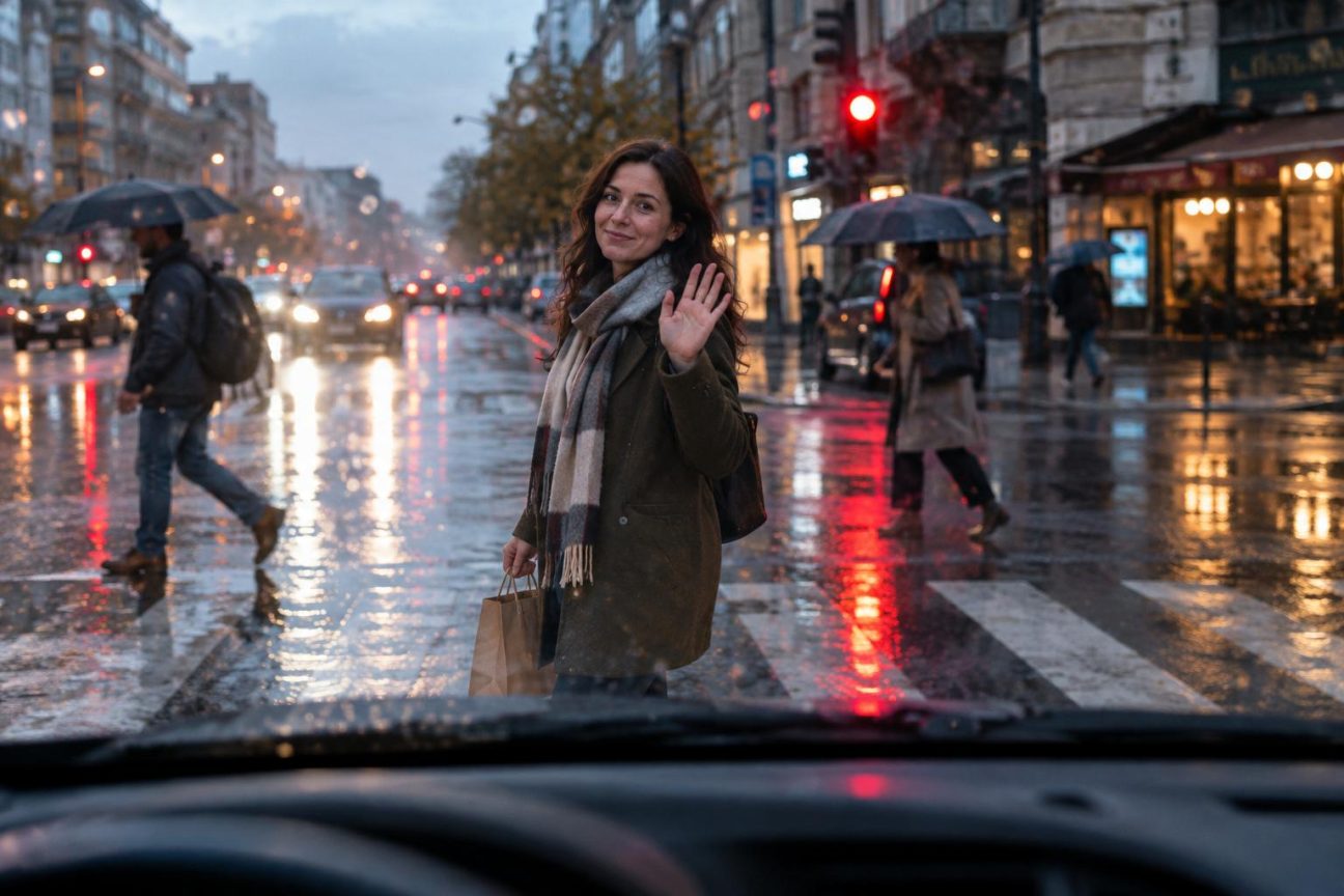 Selon la psychologie, les piétons qui remercient d'un geste les automobilistes partagent six traits communs