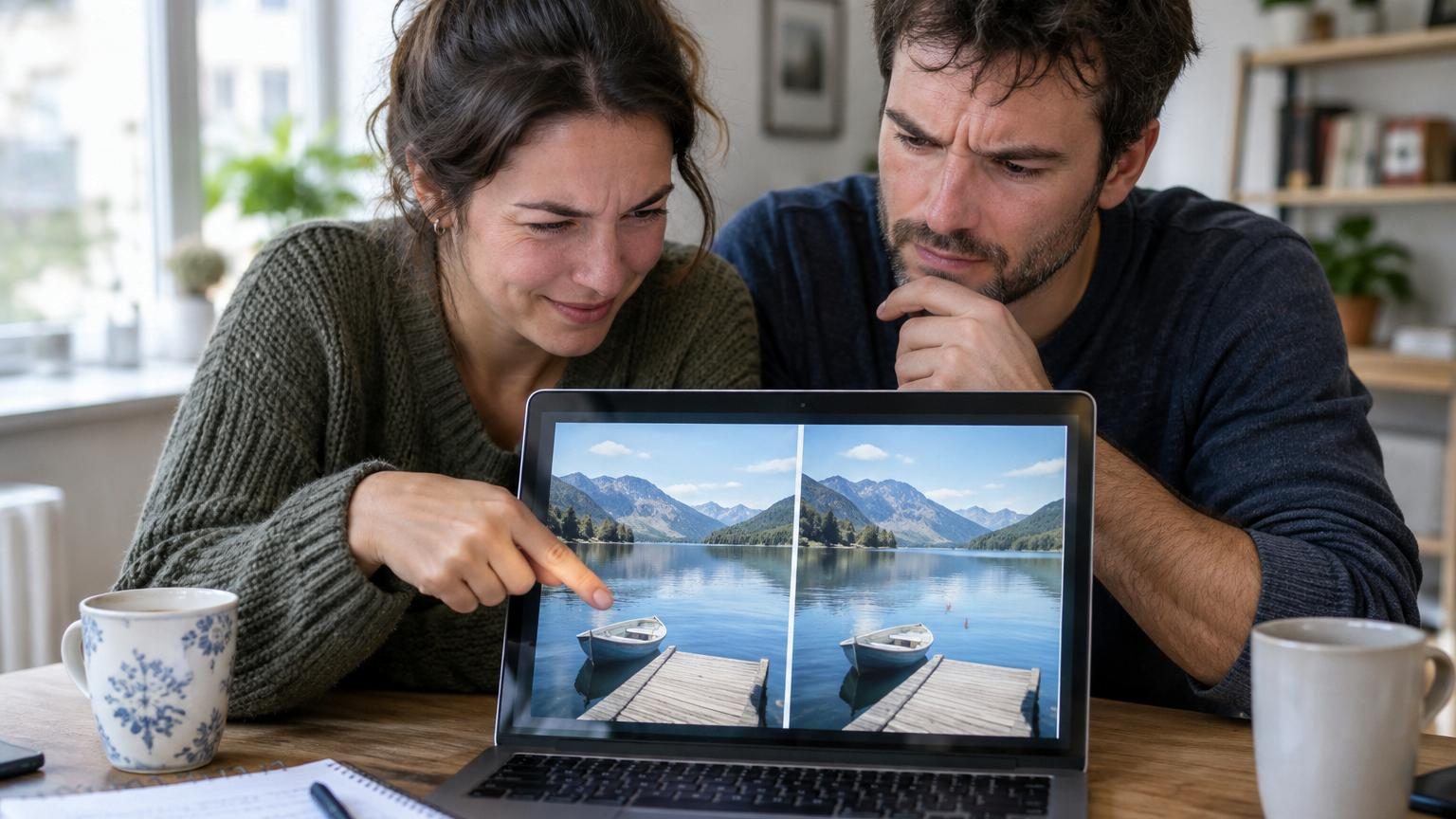 Seules les personnes les plus observatrices repèrent l'unique différence entre ces deux images