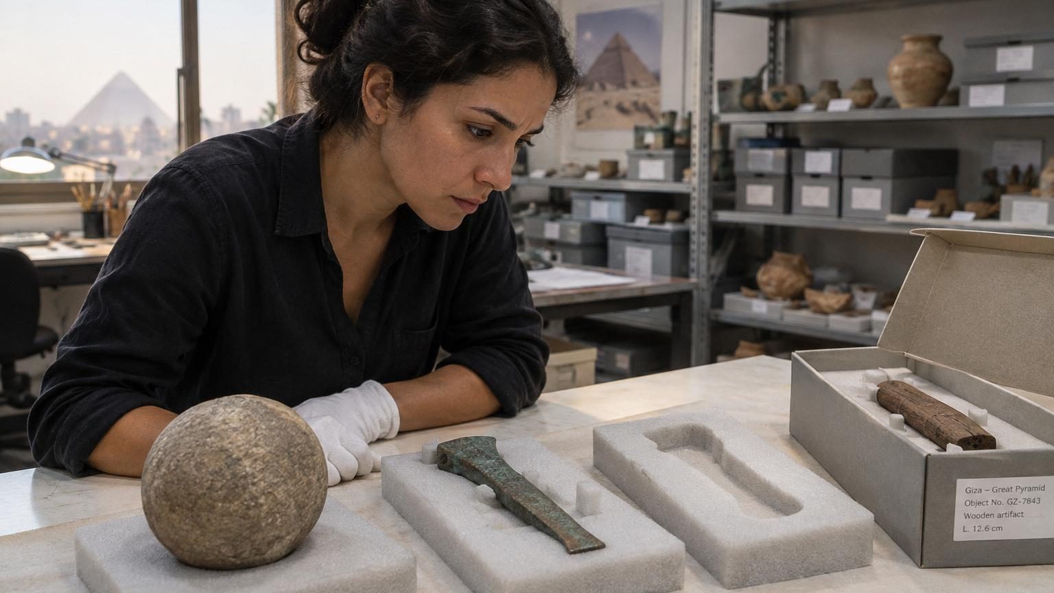 Seuls 3 objets ont été retrouvés dans la Grande Pyramide : l&rsquo;un d&rsquo;eux a disparu pendant plus de 100 ans