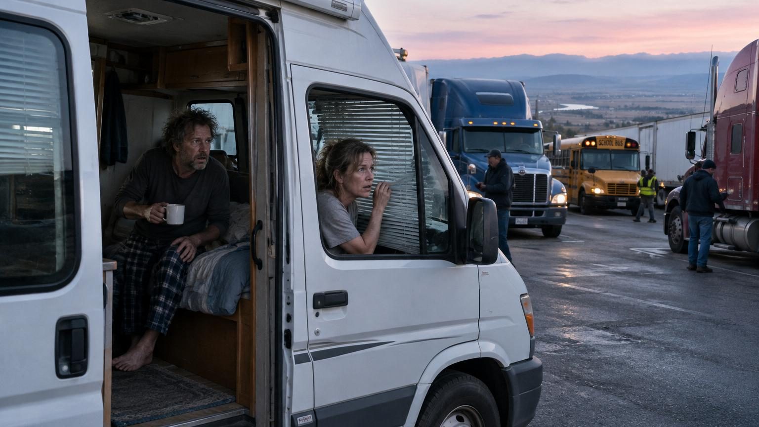 Sophie et Marc pensaient avoir trouvé l’endroit parfait pour passer la nuit avec leur camping-car : à 6 heures du matin, ils ont compris pourquoi personne ne s’y arrêtait