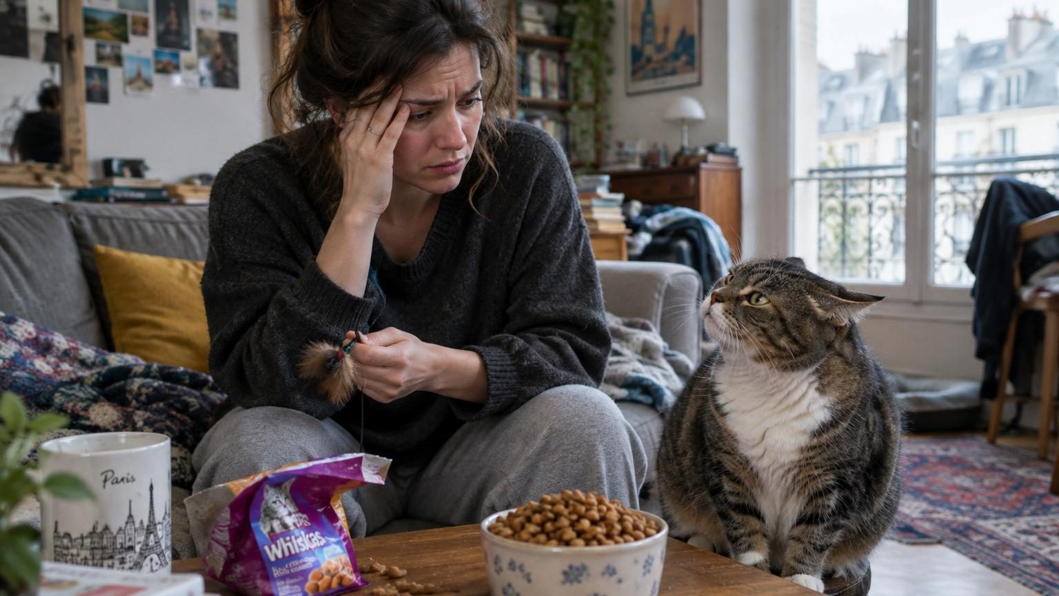 Tel maître, tel chat : une étude révèle que votre anxiété et votre mode de vie influencent le poids et la santé de votre félin