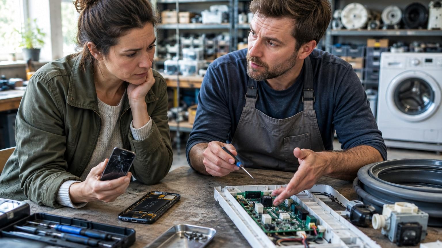 Téléphone ou lave-linge en panne : le droit à la réparation est entré en vigueur le 31 juillet, voici ce que vous pouvez exiger du fabricant