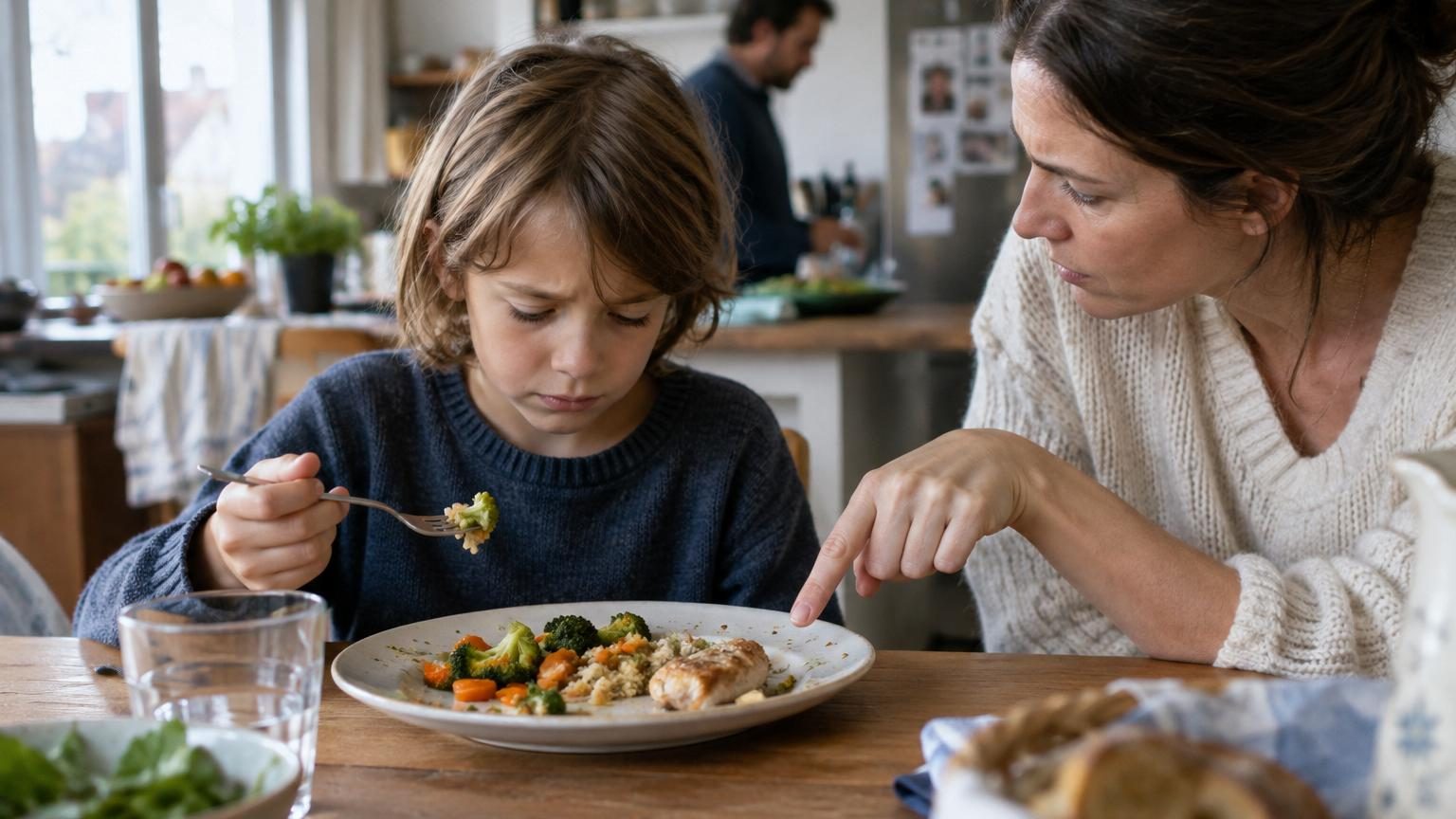 « Tu finis ton assiette » : les psychologues alertent sur cette règle de table qui pousse les enfants à trop manger