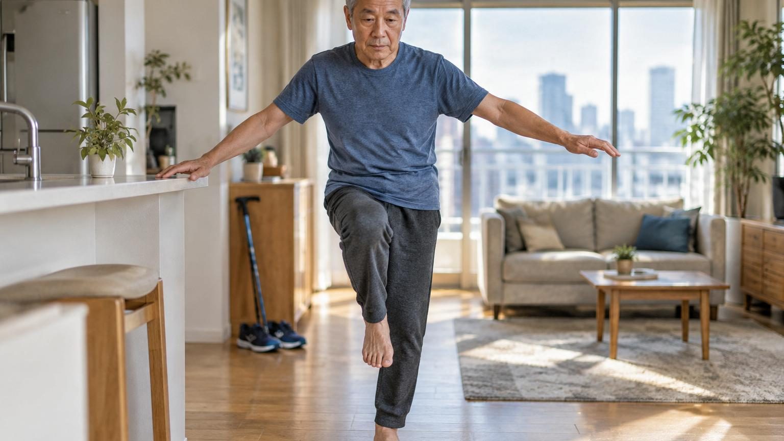 Un chirurgien orthopédiste japonais est formel : tenir 1 minute sur une jambe renforce les os autant que 53 minutes de marche