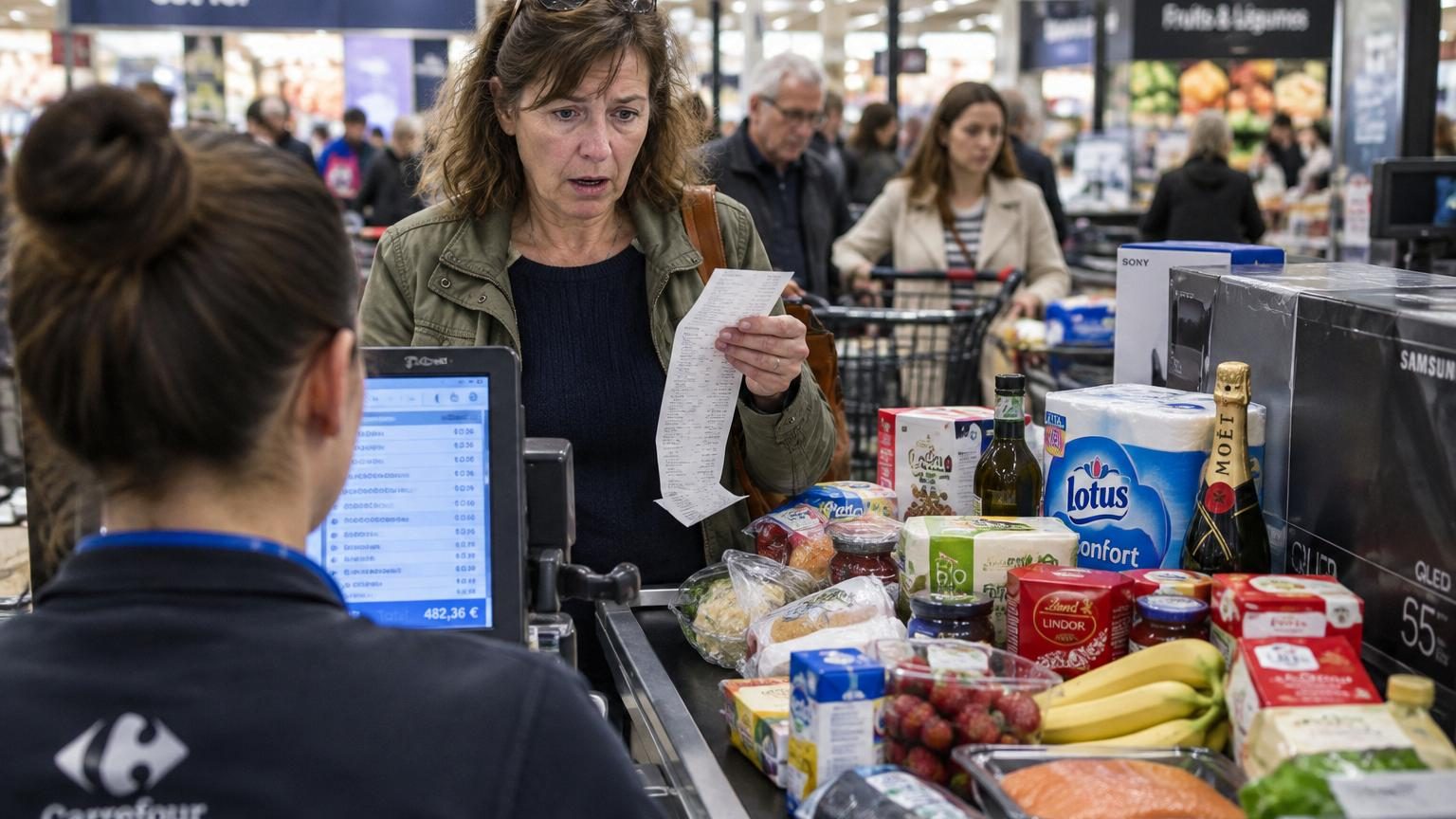 Un client revient quatorze fois en caisse le même jour : la facture finit par atteindre 25 472 euros