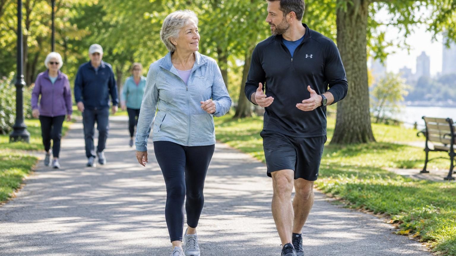 Un coach sportif est formel : après 70 ans, 20 à 30 minutes de marche 5 jours par semaine suffisent déjà pour en retirer des bienfaits