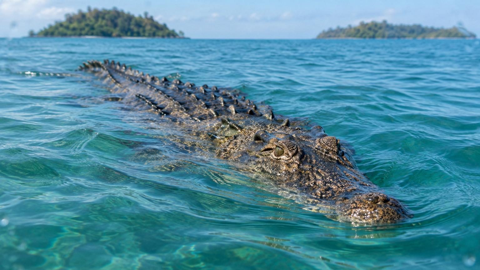 Un crocodile marin parcourt 590 km en 25 jours sans presque nager : voici comment il transforme l'océan en autoroute