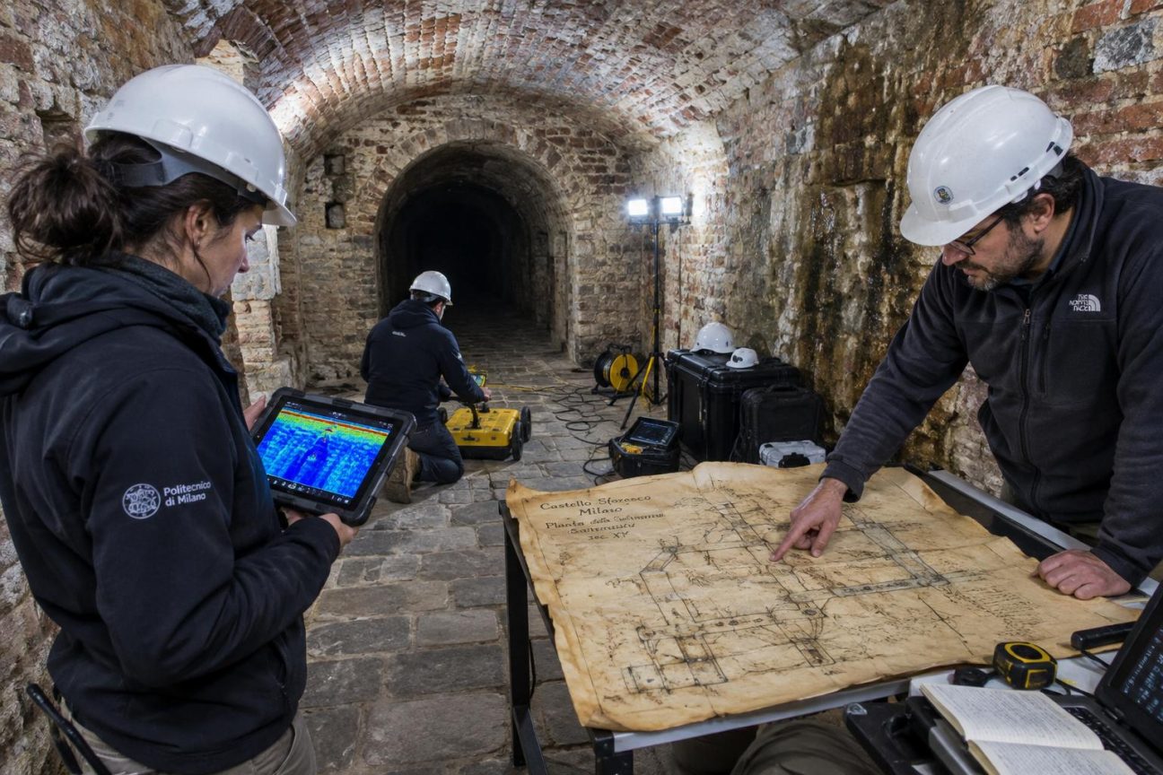 Un croquis oublié de Léonard de Vinci met les archéologues sur la piste : des tunnels secrets découverts sous un château du XVe siècle