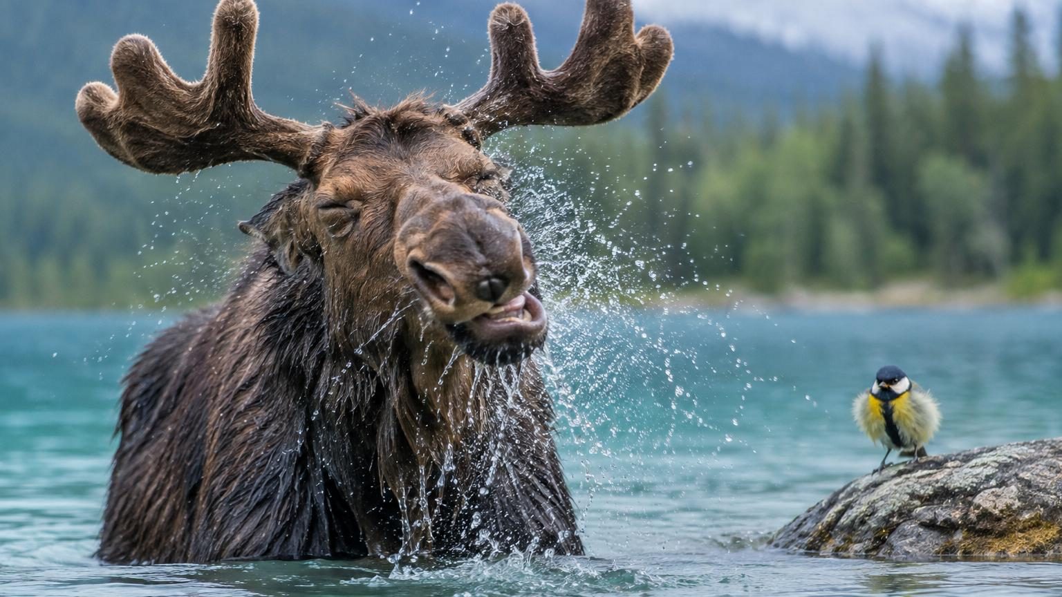 Un élan qui éternue, un oiseau vraiment en colère : voici les photos finalistes des Comedy Wildlife Awards 2026, choisies parmi plus de 10 000 clichés venus de 112 pays