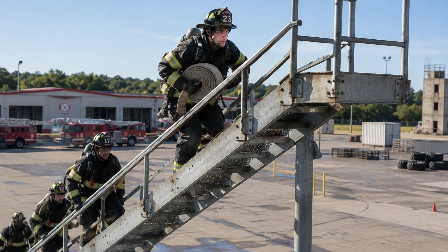 Un escalier qui ne mène nulle part : voici à quoi il sert vraiment et pourquoi les pompiers l'utilisent