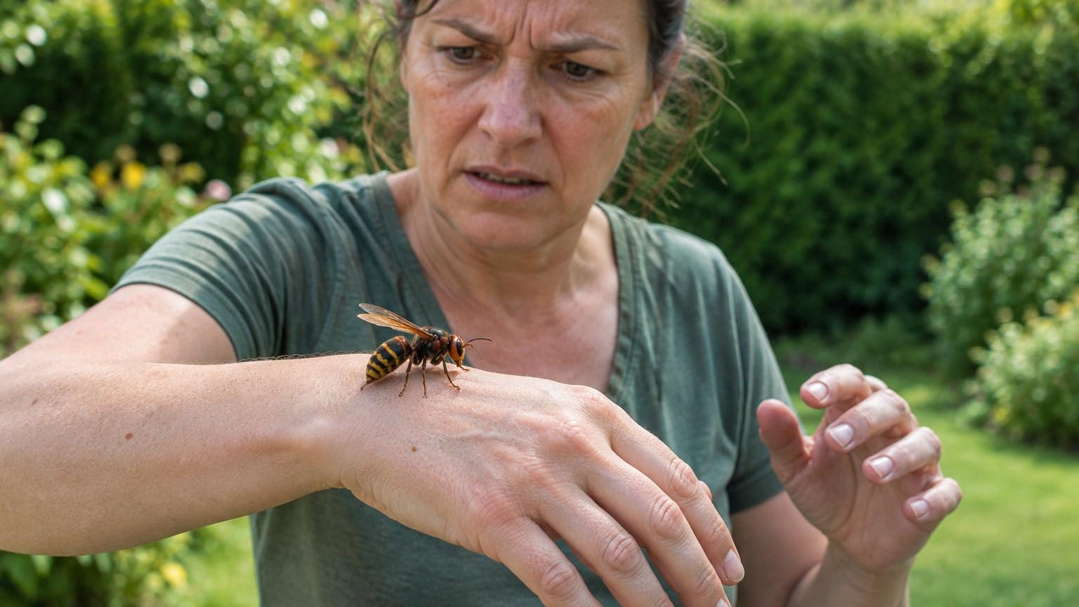 Un expert du frelon oriental est formel : s'il se pose sur vous, voici le seul geste à faire