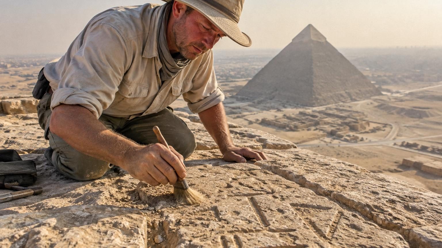 Un graffiti écossais retrouvé au sommet d'une pyramide d'Égypte : les experts pensent avoir identifié le coupable, un homme de Glasgow