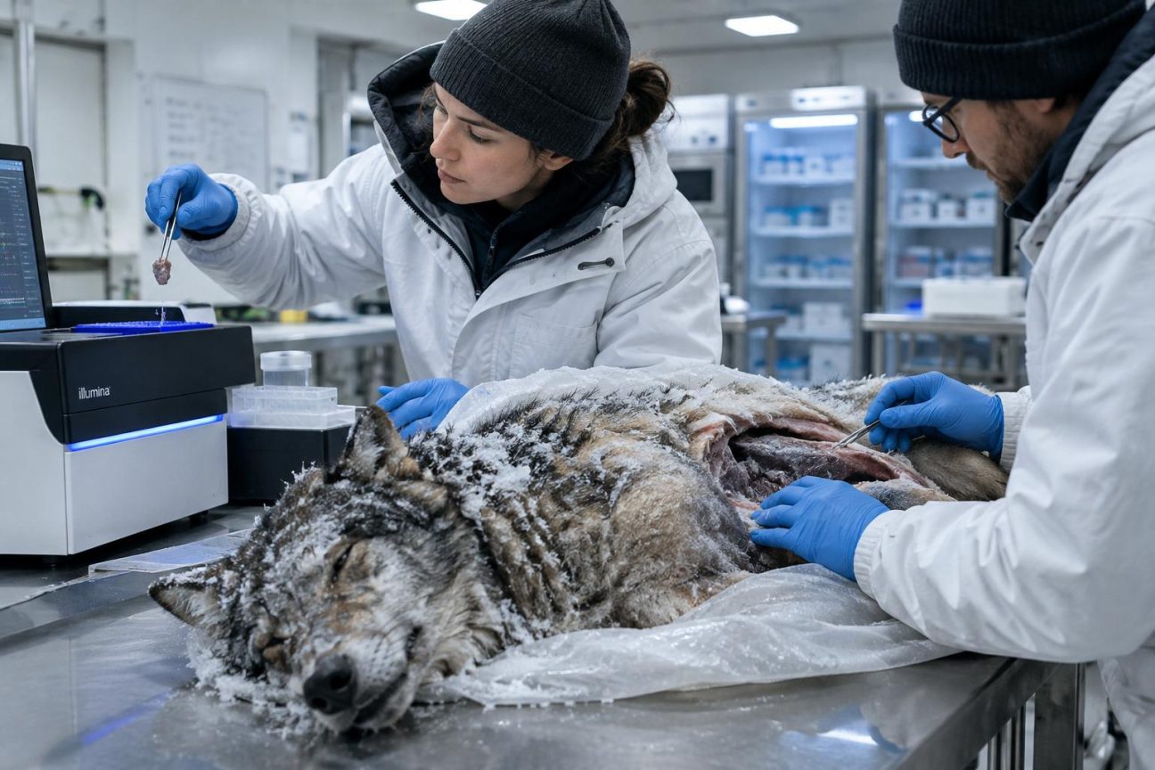 Un loup congelé depuis 14 400 ans livre son dernier repas : les scientifiques y trouvent le génome complet d'une espèce disparue