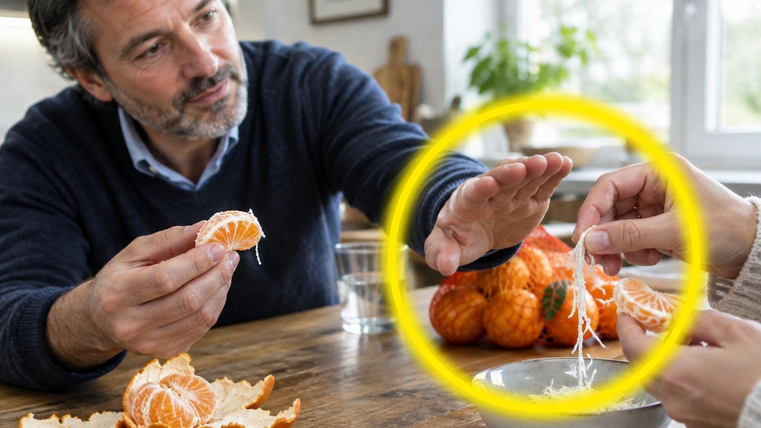 Un nutritionniste alerte sur l'erreur que presque tout le monde fait en mangeant une mandarine : « c'est la partie la plus saine »