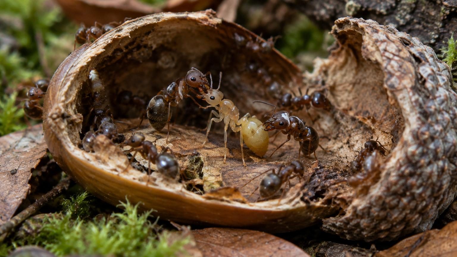 Un parasite rend ces fourmis 10 fois plus âgées que les autres : elles cessent de travailler et se font nourrir comme des reines