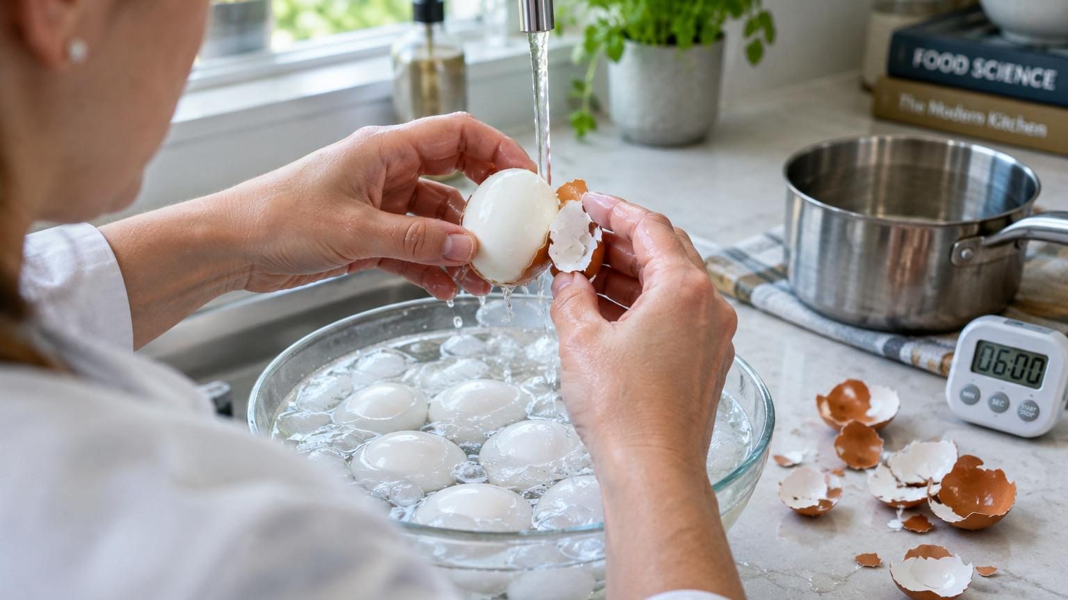 Un scientifique de l'alimentation est formel : voici la meilleure méthode pour écaler un œuf dur sans l'abîmer