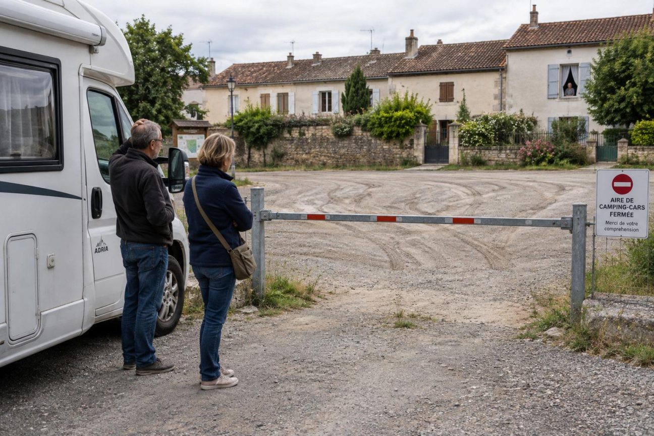 Une aire gratuite très appréciée des camping-caristes disparaît : la commune justifie sa décision après plusieurs années de tensions avec les riverains