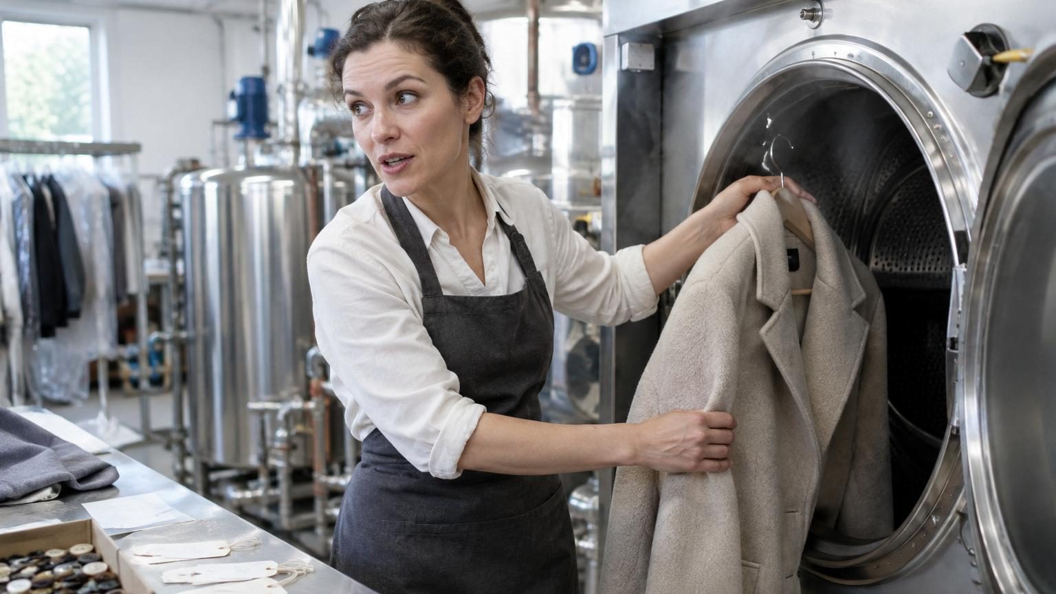 Une experte du linge révèle ce qui se passe vraiment au pressing : le nettoyage à sec ne doit rien au hasard, il est né d'un accident