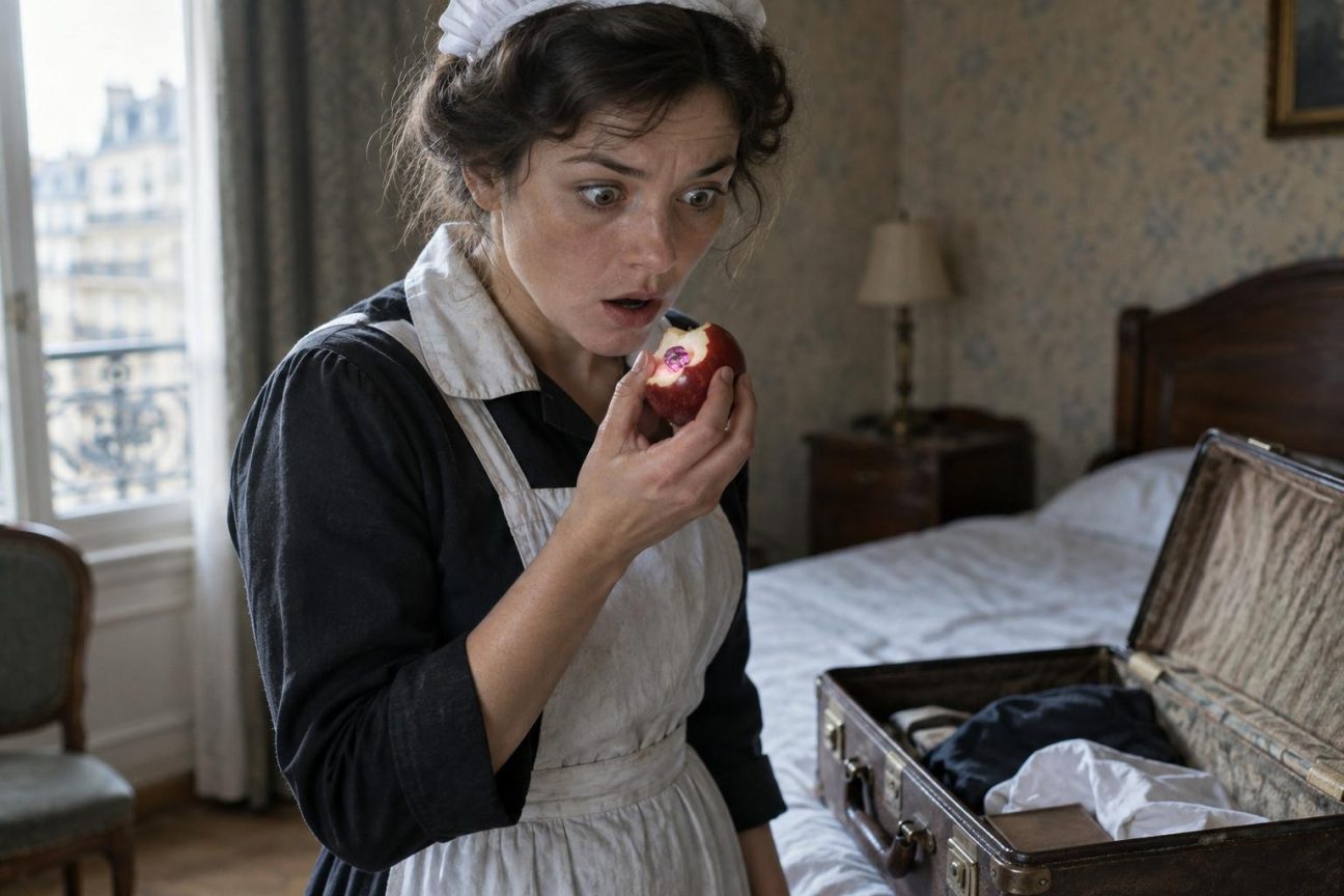 Une femme de ménage croque dans une pomme et résout un vol de diamants légendaire : ce qu'elle a trouvé à l'intérieur