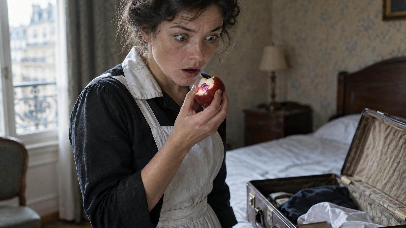 Une femme de ménage croque dans une pomme et résout un vol de diamants légendaire : ce qu'elle a trouvé à l'intérieur