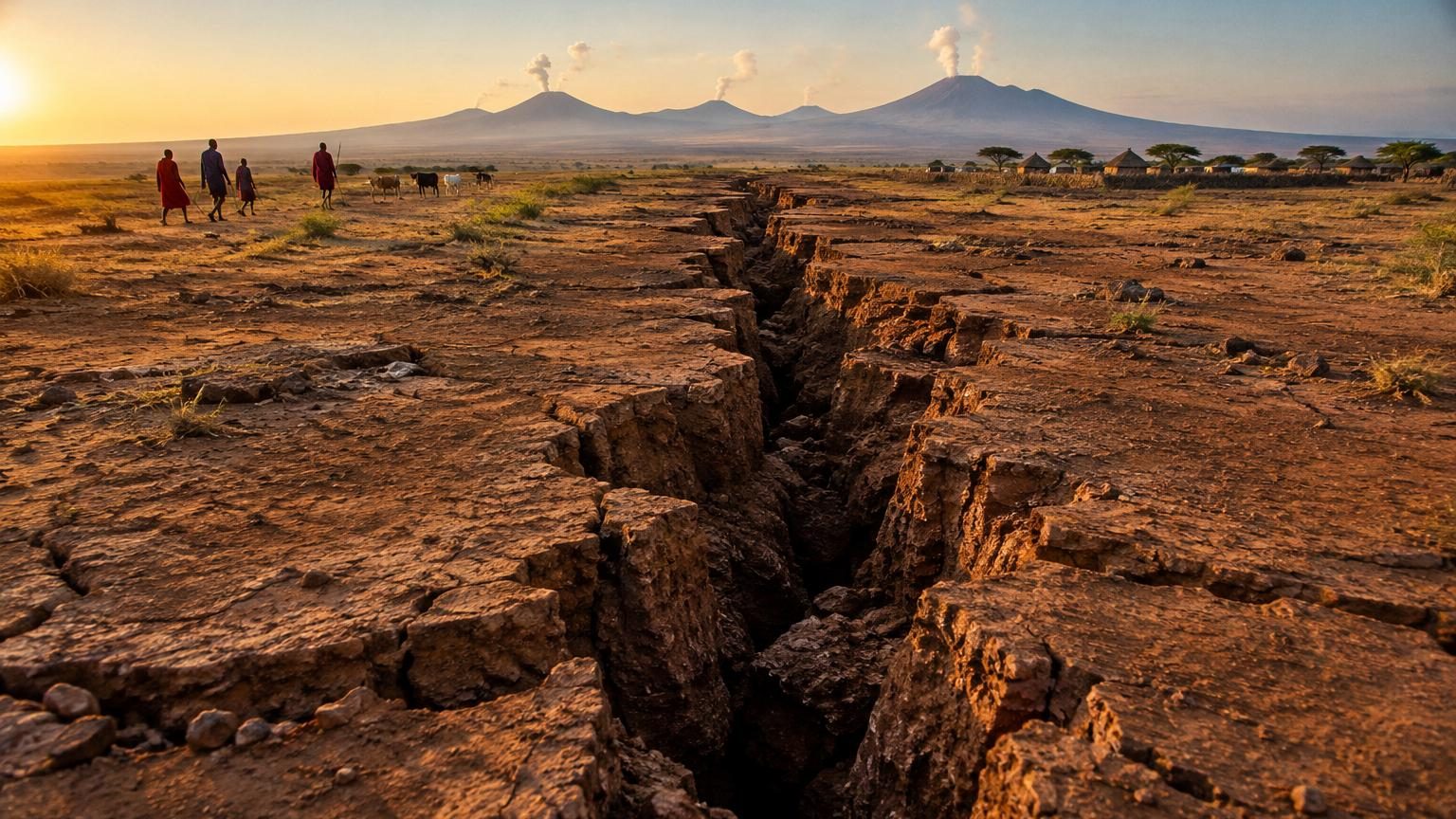 Une force colossale repérée sous l'Afrique : ce panache de roche brûlante pourrait déchirer le continent en deux