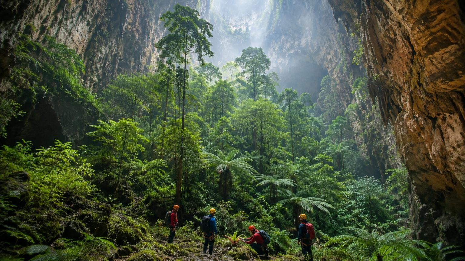 Une forêt cachée à 626 mètres sous terre en Chine : ce gouffre abrite un écosystème vieux de 100 000 ans et des espèces très rares