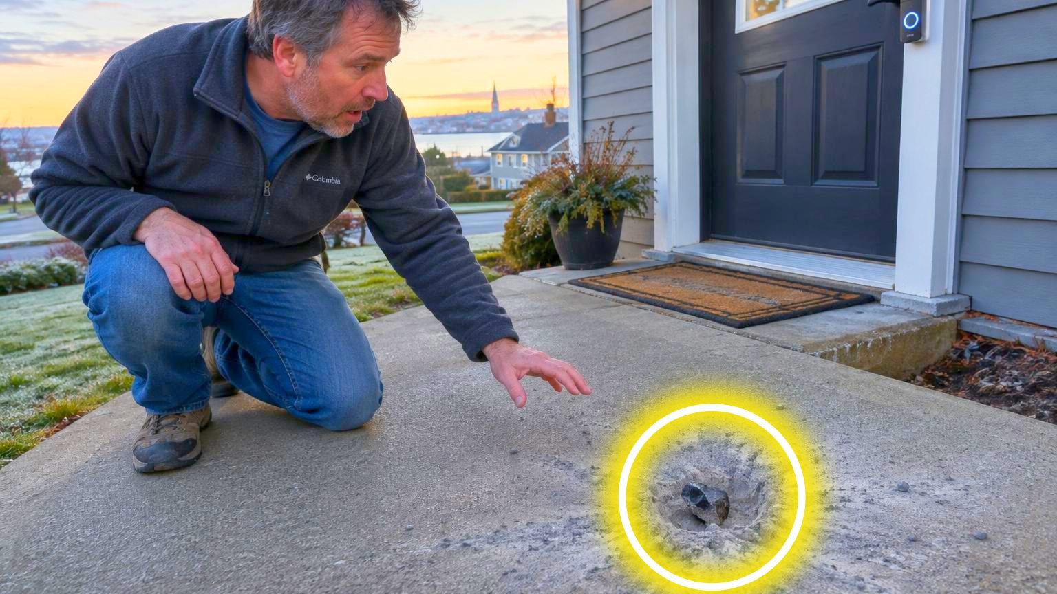 Une météorite s'écrase à quelques mètres de sa porte : pour la première fois, l'impact est filmé et entendu