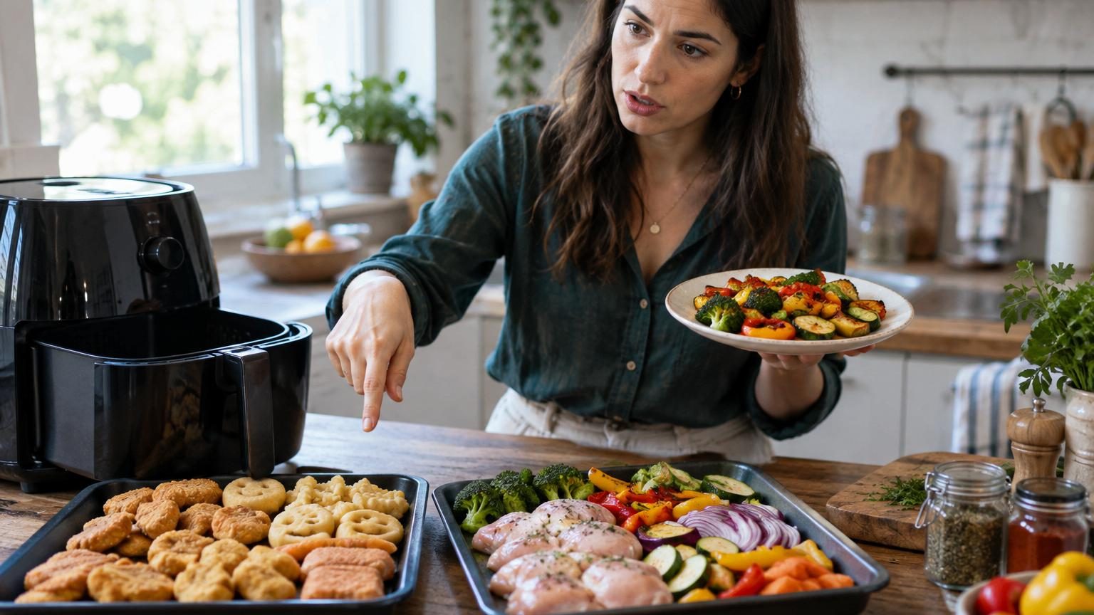 Une nutritionniste met fin au mythe de l'air fryer : ce n'est pas l'appareil qui rend vos plats plus sains