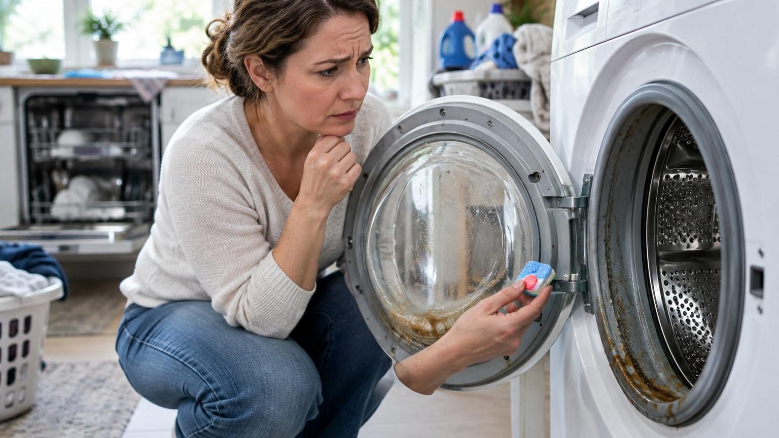 Une pastille de lave-vaisselle dans le lave-linge : un professeur alerte sur ce qui arrive à votre machine