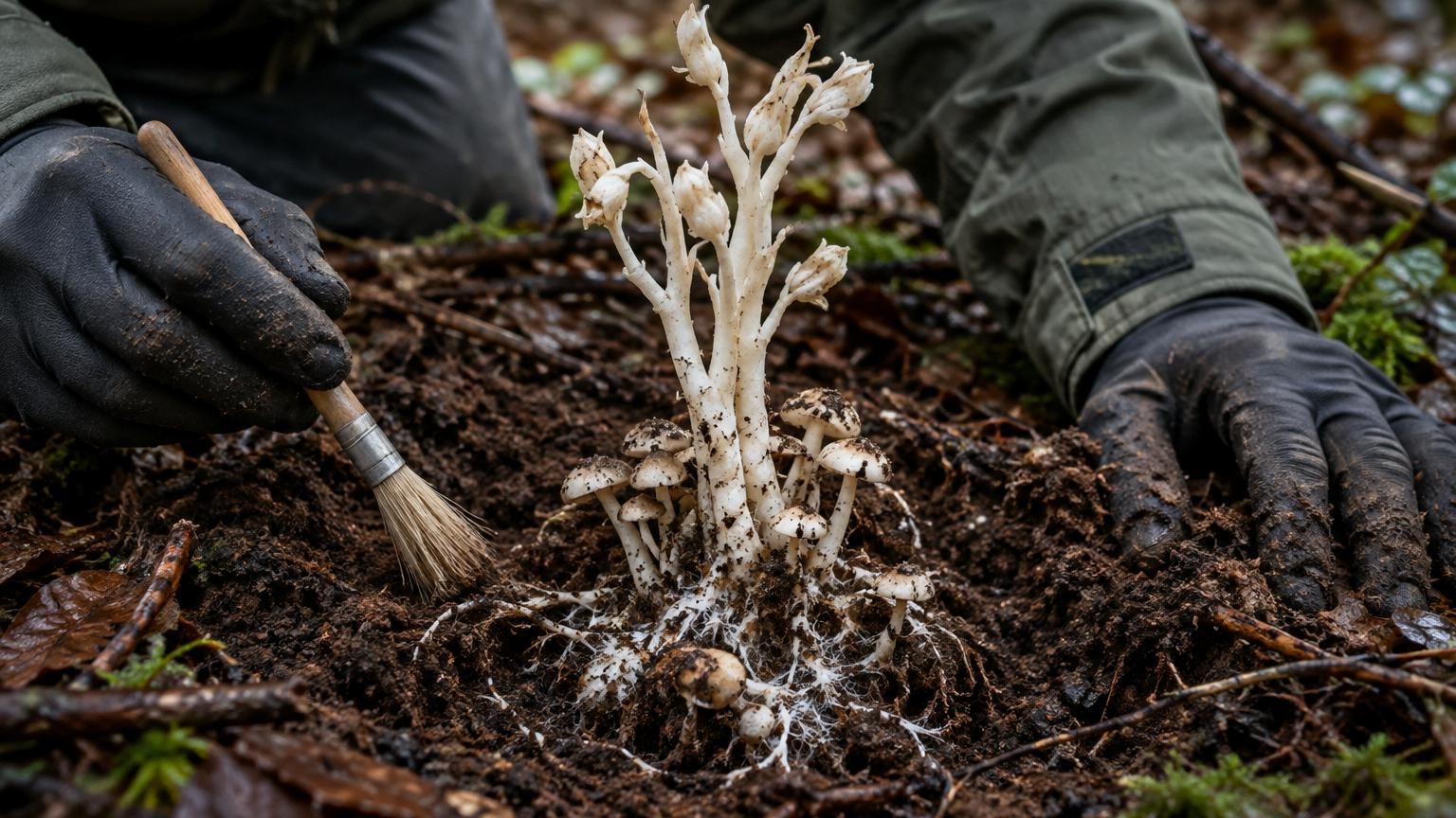 Une plante qui vit sous terre et se nourrit de champignons : les chercheurs découvrent une espèce jamais décrite