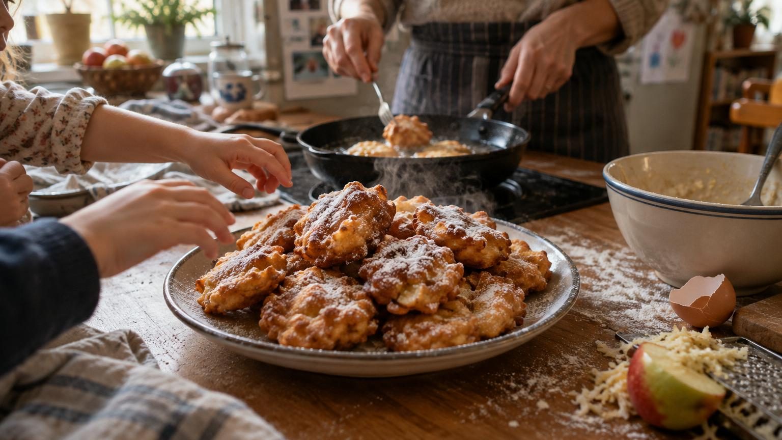 Une pomme, un œuf et 5 minutes : la recette de beignets ultra moelleux qui bluffe au goûter