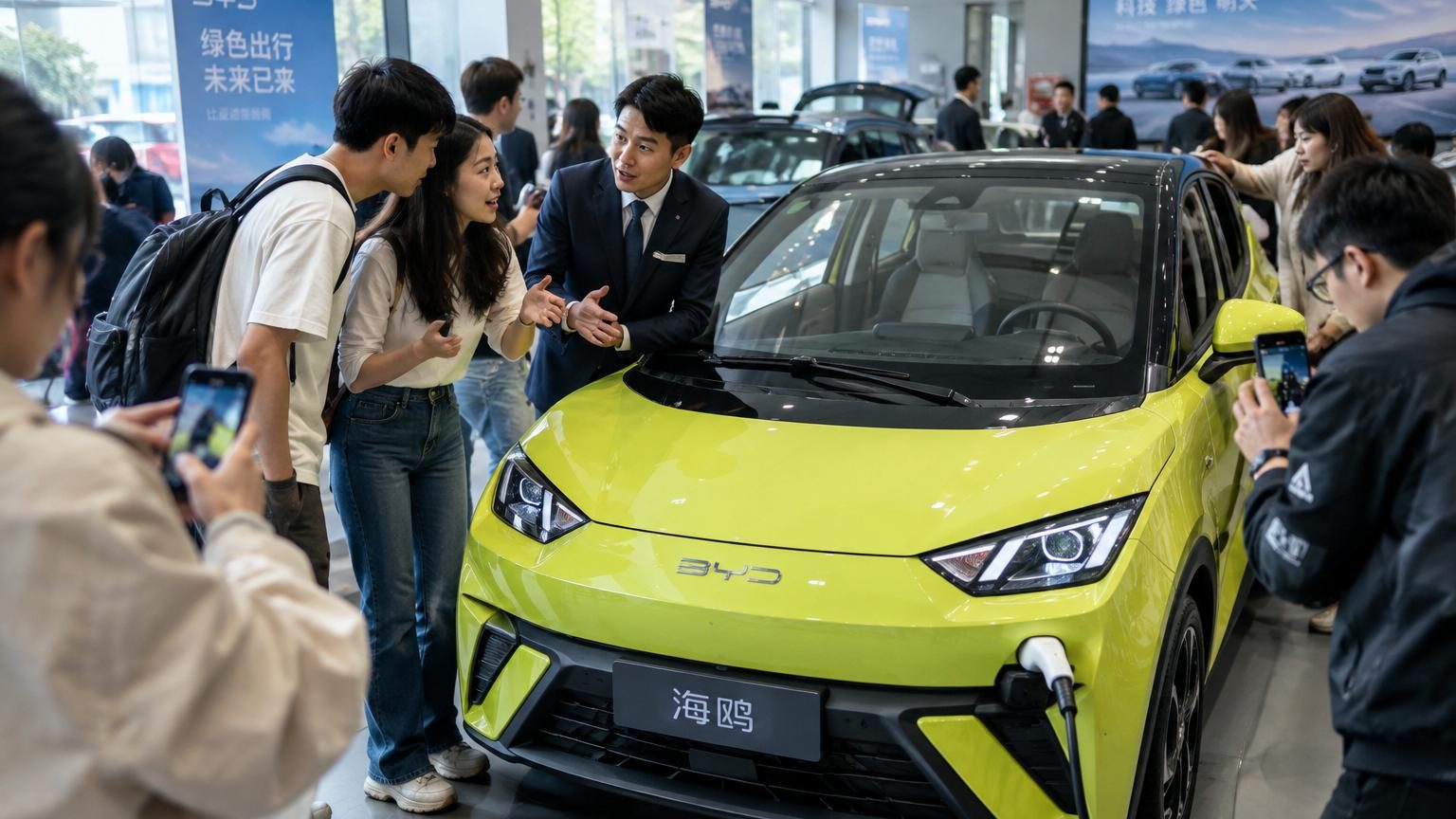 Une voiture électrique vendue 8 500 dollars affole la Chine : près de 57 000 commandes en quelques jours