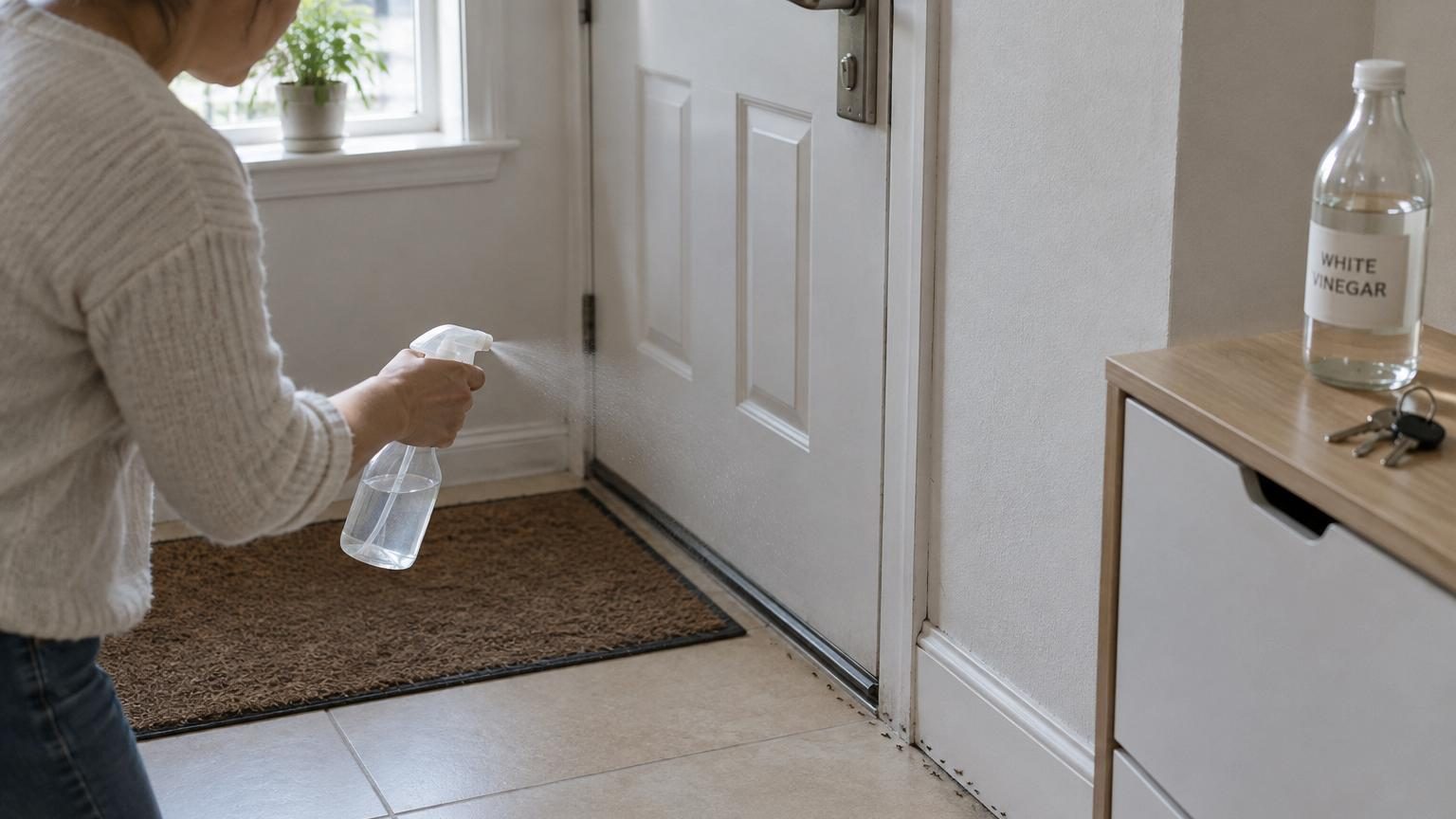 Vaporiser du vinaigre à l'entrée de la maison : à quoi ça sert et pourquoi les experts le recommandent