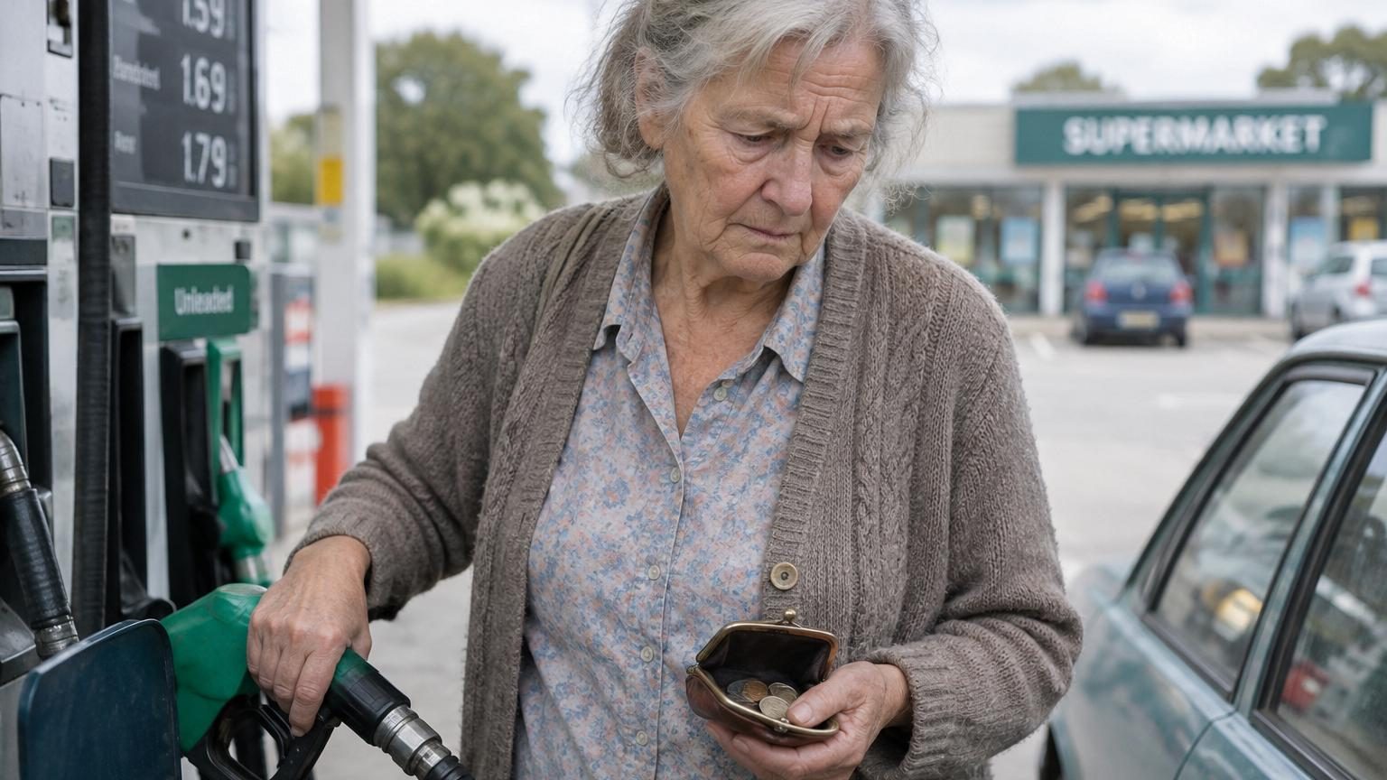 Veuve depuis 5 ans, Elaine, 77 ans, débourse 58 euros par semaine en essence : davantage que son budget alimentaire