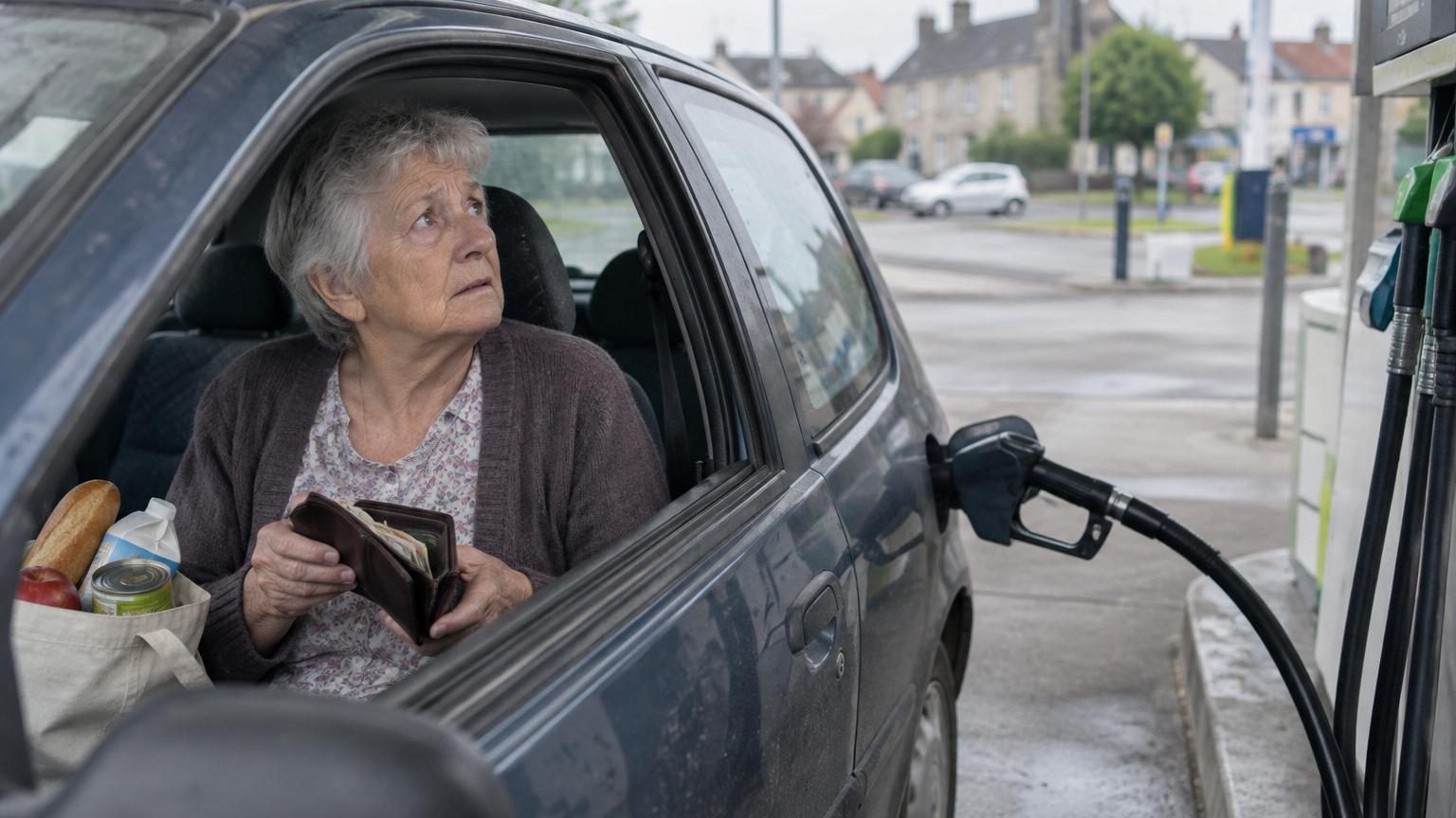 Veuve depuis 5 ans, Elaine, 77 ans, dépense 58 euros d'essence par semaine : plus que son budget alimentaire