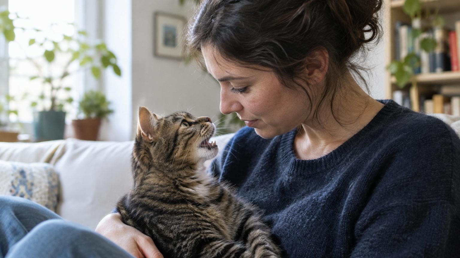 Votre chat miaule pour vous, jamais pour les autres chats : ce que ce son déclenche dans votre cerveau