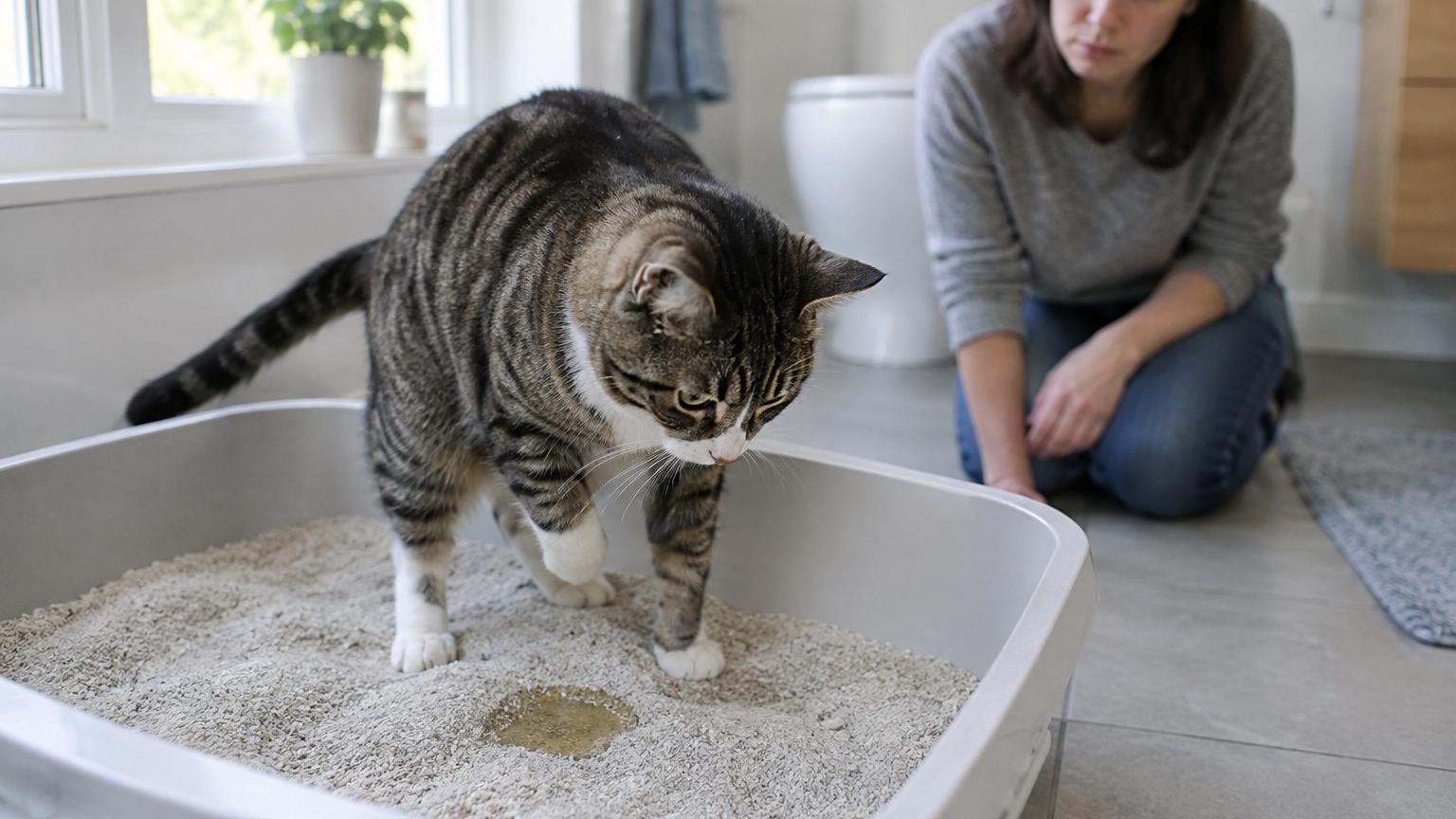 Votre chat recouvre moins ses besoins dans la litière : une étude révèle un lien inattendu avec la maladie rénale